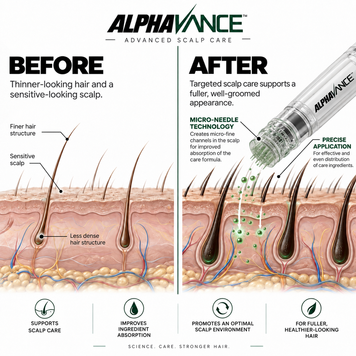 Alphavance — Scalp care technology — English